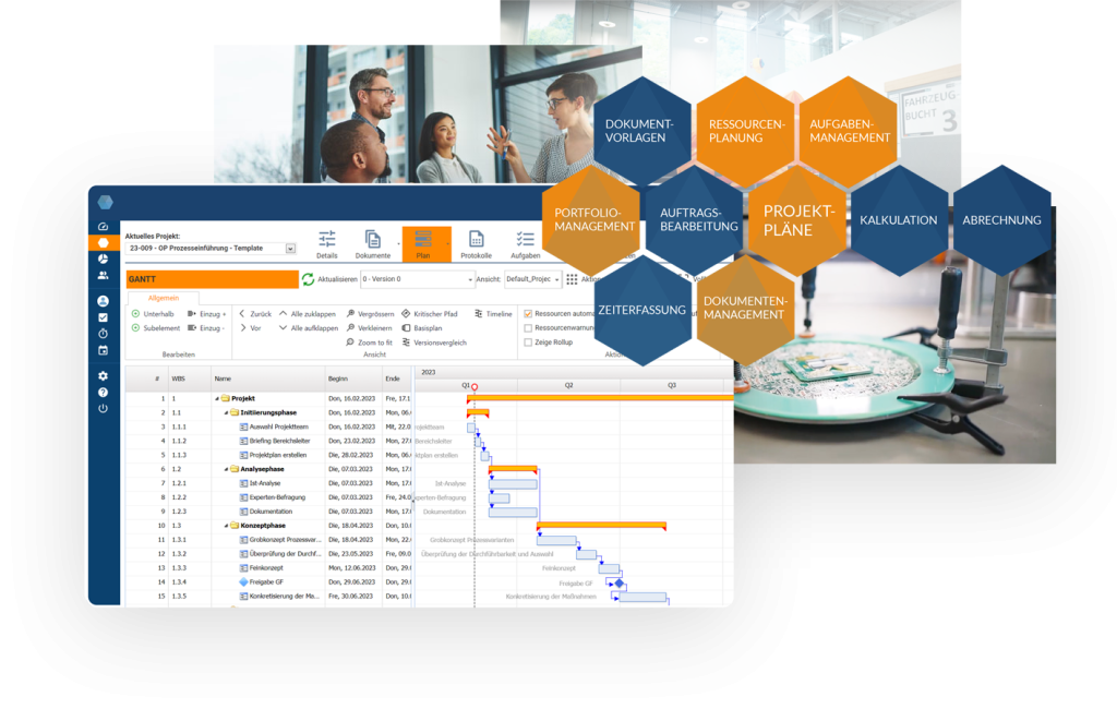 Projektmanagement Software für klassisches Projektmanagement