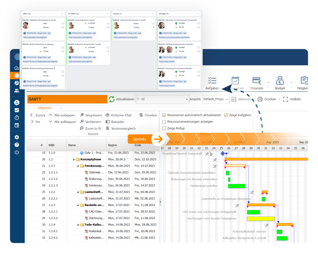 klassische-Planung---agile-Sprintplanung