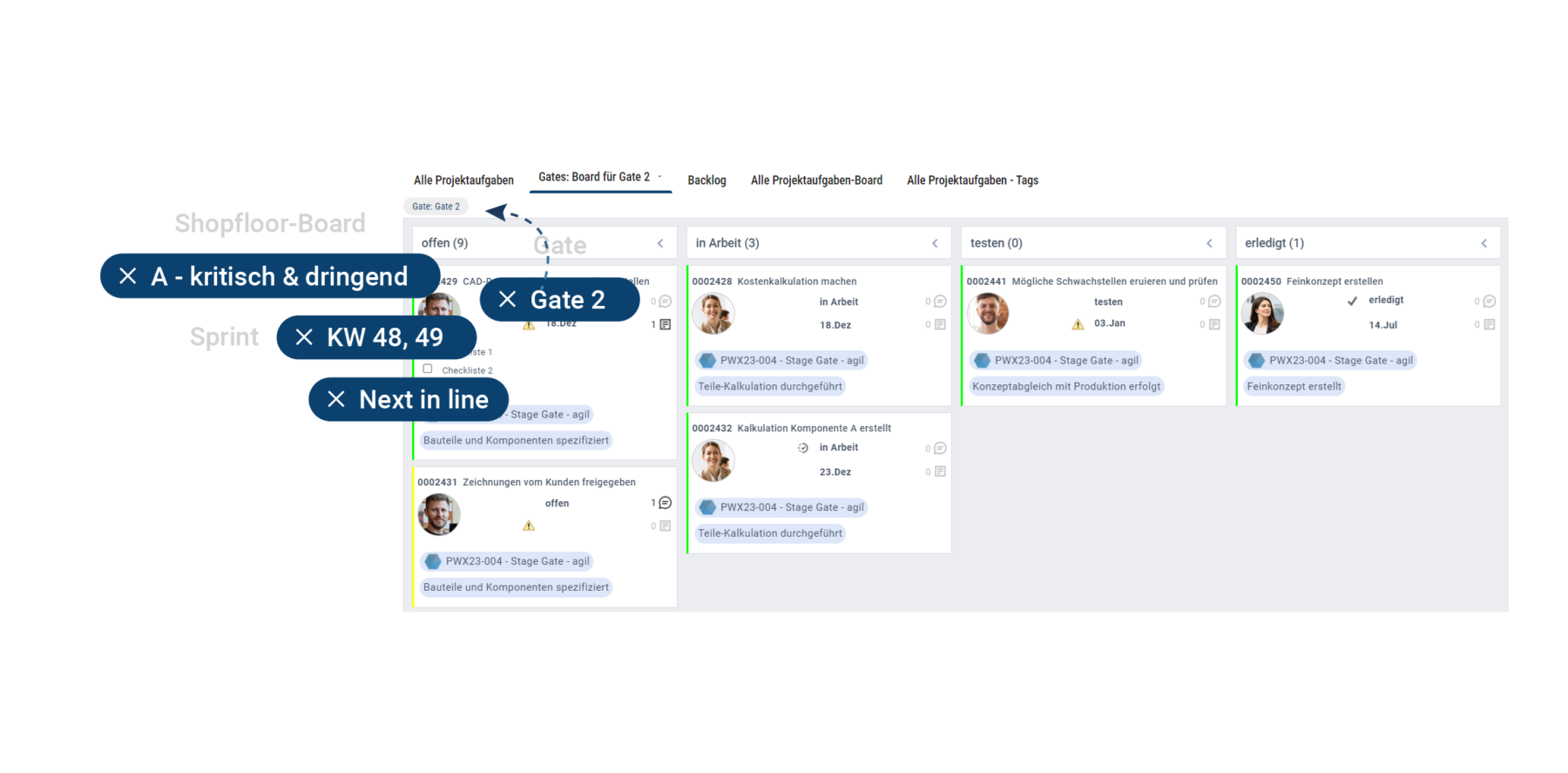 Aufgabenmanagement - Aufgaben mit Tags organisieren