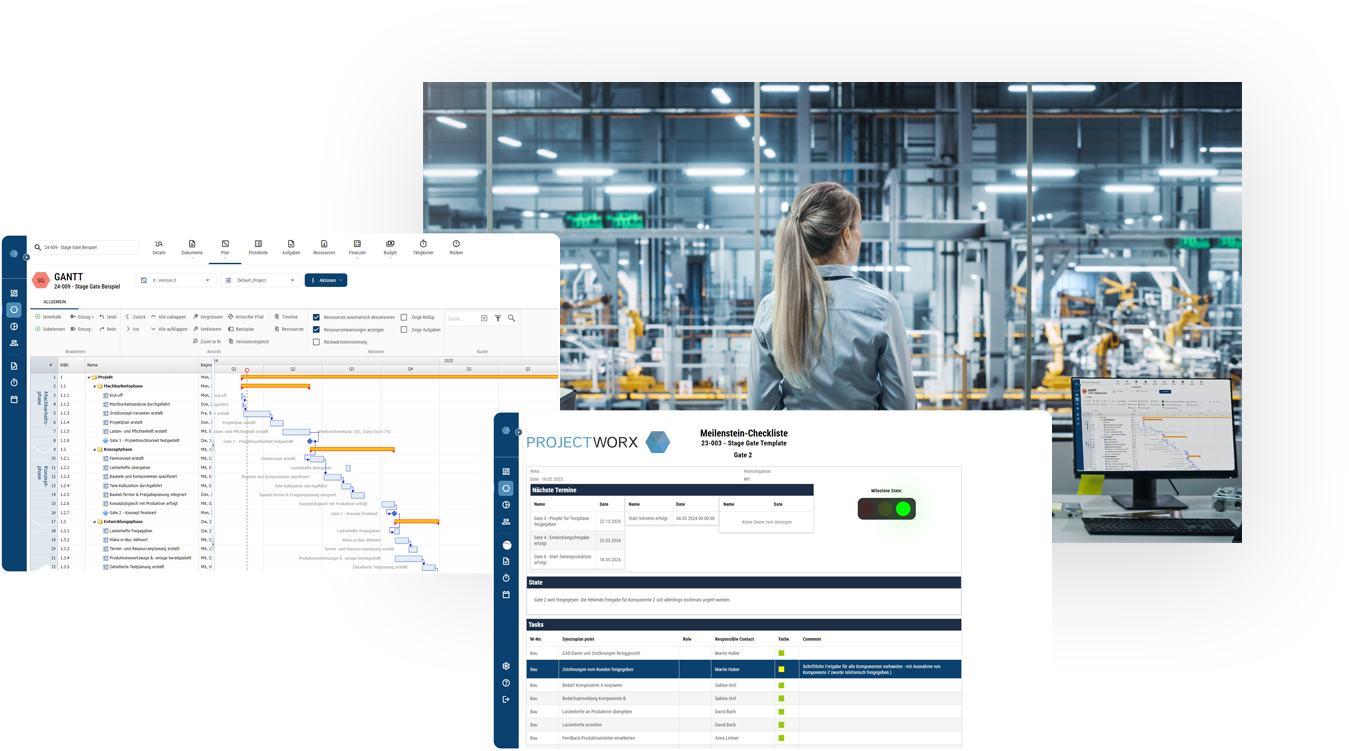 Projektmanagement Software für Stage-Gate-Prozesse